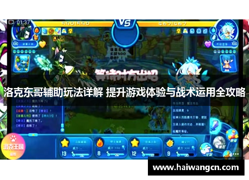 洛克东哥辅助玩法详解 提升游戏体验与战术运用全攻略